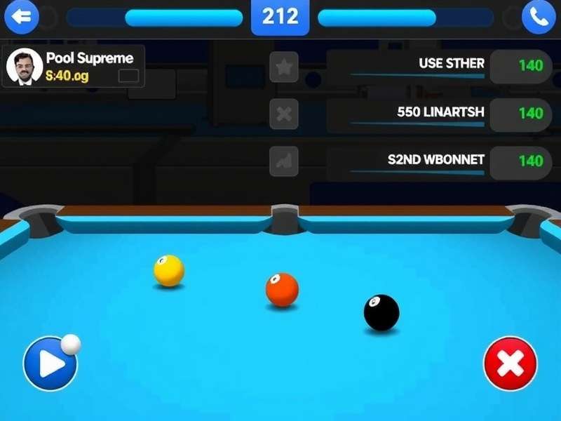 Pool Supreme Gameplay Screenshot